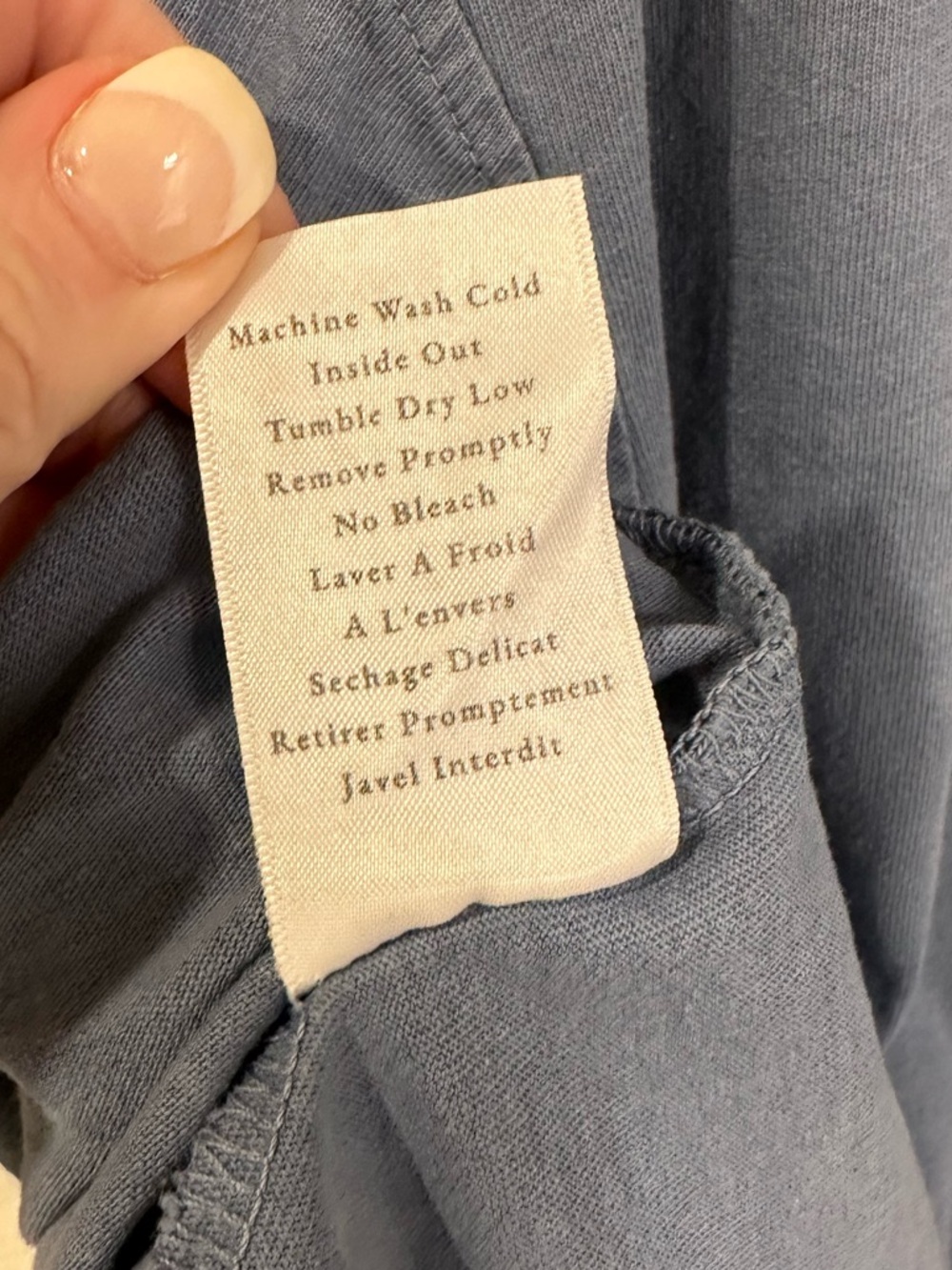 Frank & Eileen Patrick Popover Henley Collared Shirt Heritage Jersey Slate Blue - Picture 7 of 16